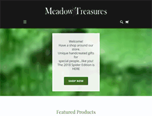 Tablet Screenshot of meadowtreasures.com